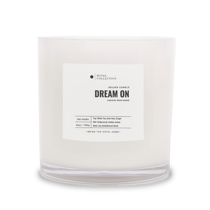 Hotel Collection Deluxe Dream On Candle Candle Hotel Collection White