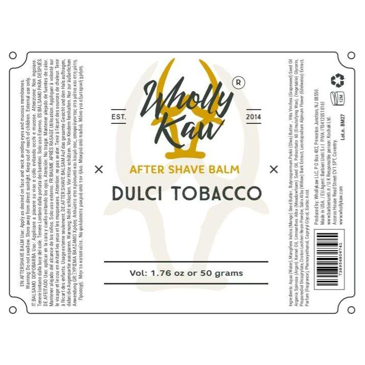Wholly Kaw Dulci Tabacco Shaving Collection Shaving Set Pasteur Pharmacy Aftershave Balm 1.76 oz