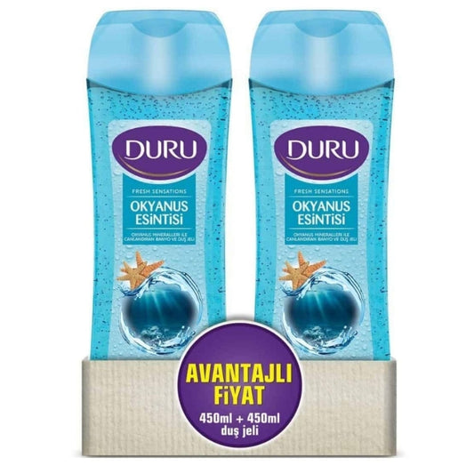 Gel douche Duru Fresh Sensation Ocean Breeze, duo 2 x 450 ml