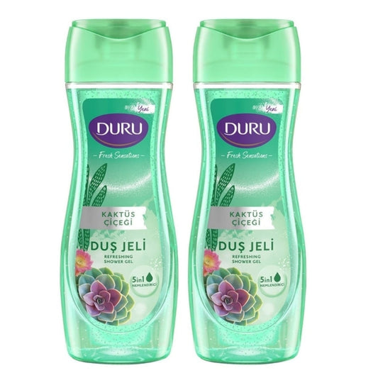 Gel douche rafraîchissant Duru Fresh Sensations Fleur de Cactus 2 x 450 ml