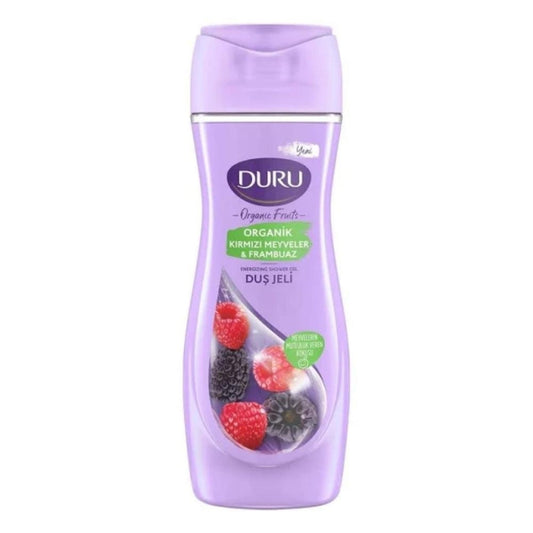 Gel douche Duru Organic aux fruits rouges et framboise 450 ml