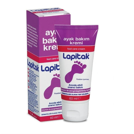 Crème pour les pieds Lapitak 60ml - Hydratation intense et réparation des pieds secs