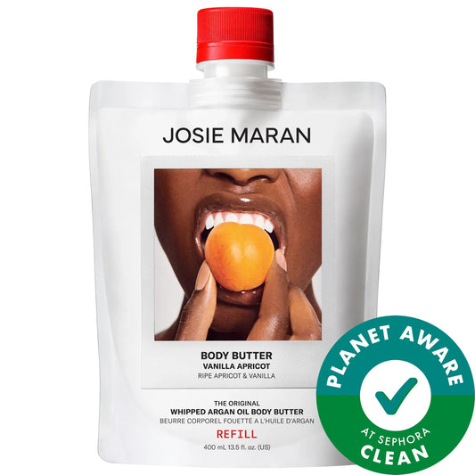 Manteca corporal reafirmante Whipped Argan Oil de Josie Maran: cuidado de la piel natural e hidratante para una piel firme y radiante