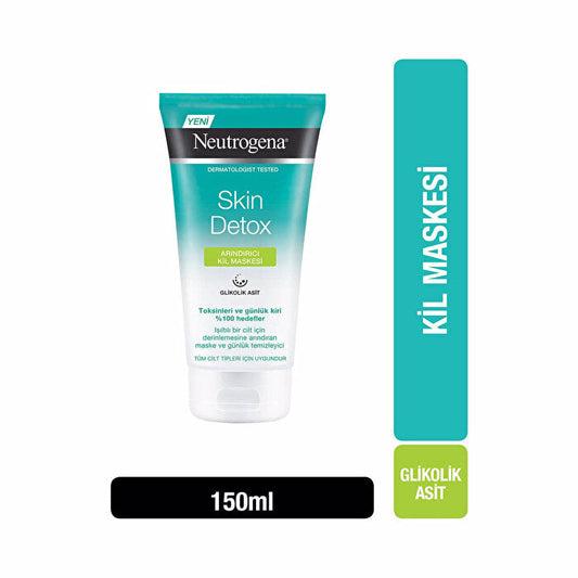 Masque d'argile nettoyant Neutrogena Skin Detox 150ml - Nettoyant en profondeur