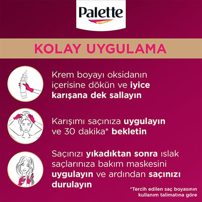 Palette Deluxe Dark Ash Blonde Hair Dye: Long Lasting Color & Shine, Deep Conditioning Micro Oils