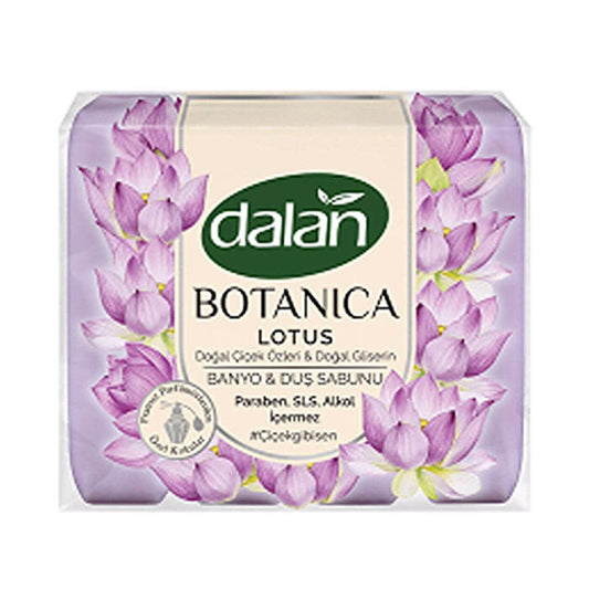 Savon de bain et de douche Dalan Botanica Lotus 150g x 4 - Parfum floral | Nettoyage en douceur