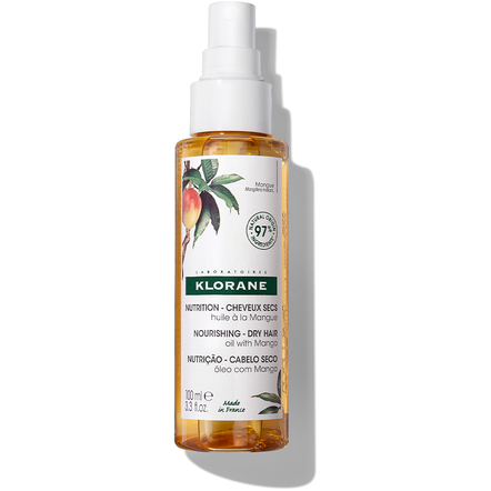 Klorane Nourishing - Dry Hair Oil With Mango 3.3 oz Hair Oil Pasteur Pharmacy