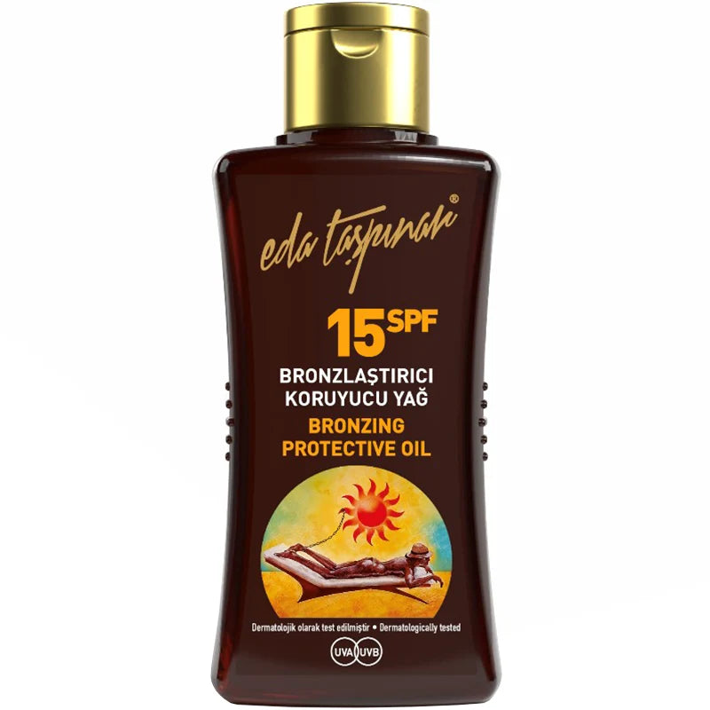 Eda Taspinar Bronzing Protective Oil SPF 15 Travel Size 50ml
