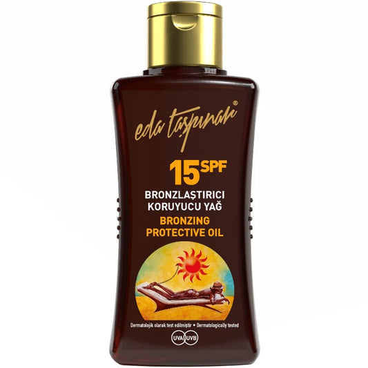 Eda Taspinar Bronzing Protective Oil SPF 15 Travel Size 50ml
