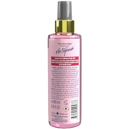 Brume pour le corps Eda Taspinar Zanou Cherry Blossom, parfum floral, 200 ml