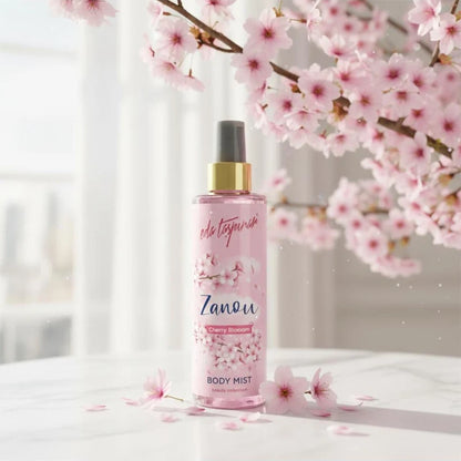 Brume pour le corps Eda Taspinar Zanou Cherry Blossom, parfum floral, 200 ml
