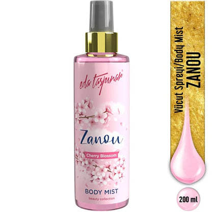 Brume pour le corps Eda Taspinar Zanou Cherry Blossom, parfum floral, 200 ml