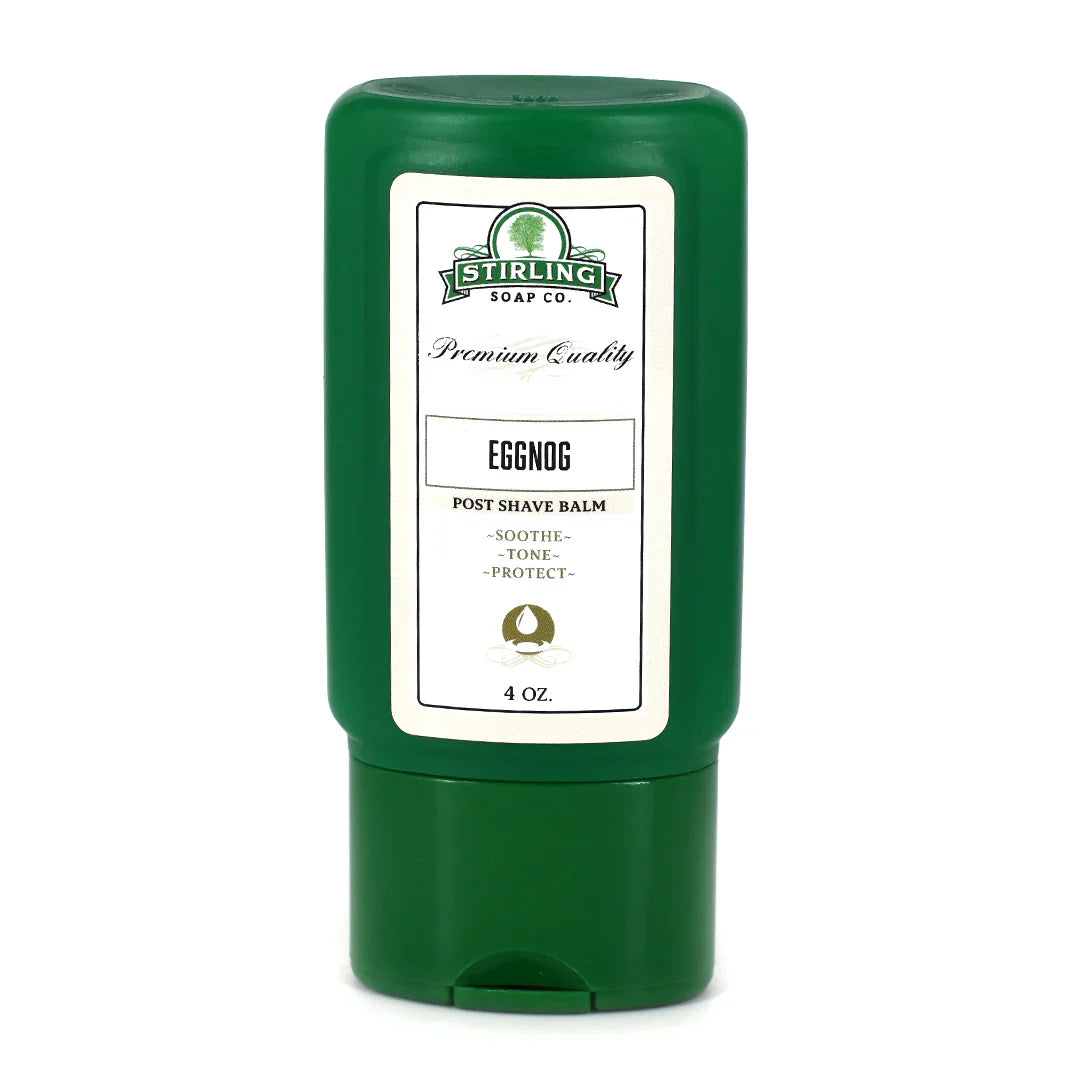 Stirling Soap Co. Eggnog Shaving Collection Shaving Kit Pasteur Pharmacy Post Shave Balm 4 Oz