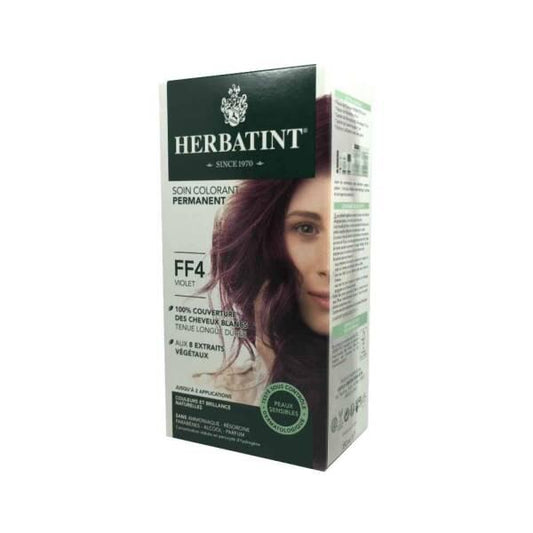 Coloration pour cheveux Herbatint Violet - Naturelle, sans ammoniaque, couleur longue durée