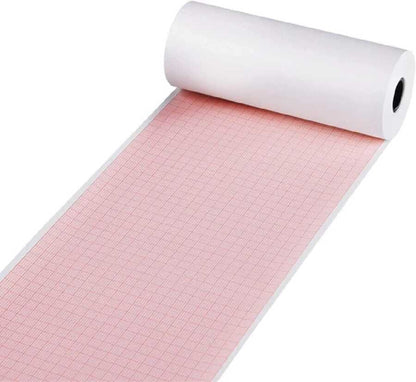Rouleau de papier thermique ECG générique pour appareils médicaux 50 mm x 30 m