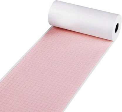 Rouleau de papier thermique ECG générique pour appareils médicaux 50 mm x 30 m