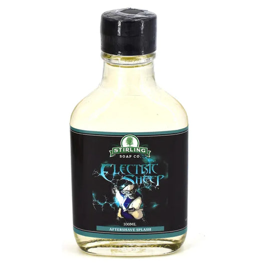 Stirling Soap Co. Electric Sheep Glacial Shaving Collection Shaving Set Pasteur Pharmacy Aftershave Splash 3.3oz