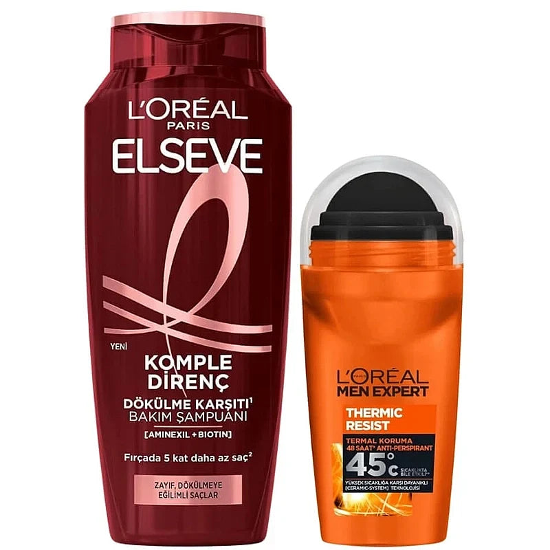 Elseve & L'Oreal Men Expert Hair and Body Care Set 350ml