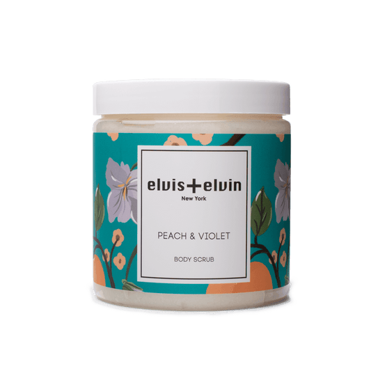 Peach & Violet Body Scrub with Dead Sea Salt 300ml