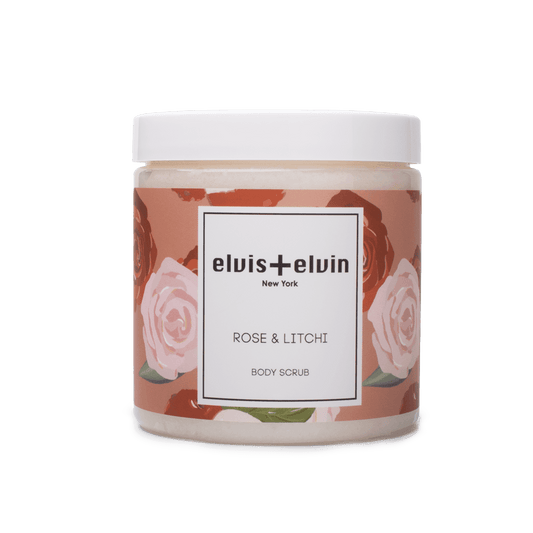 Rose & Litchi Body Scrub with Dead Sea Salt 300ml