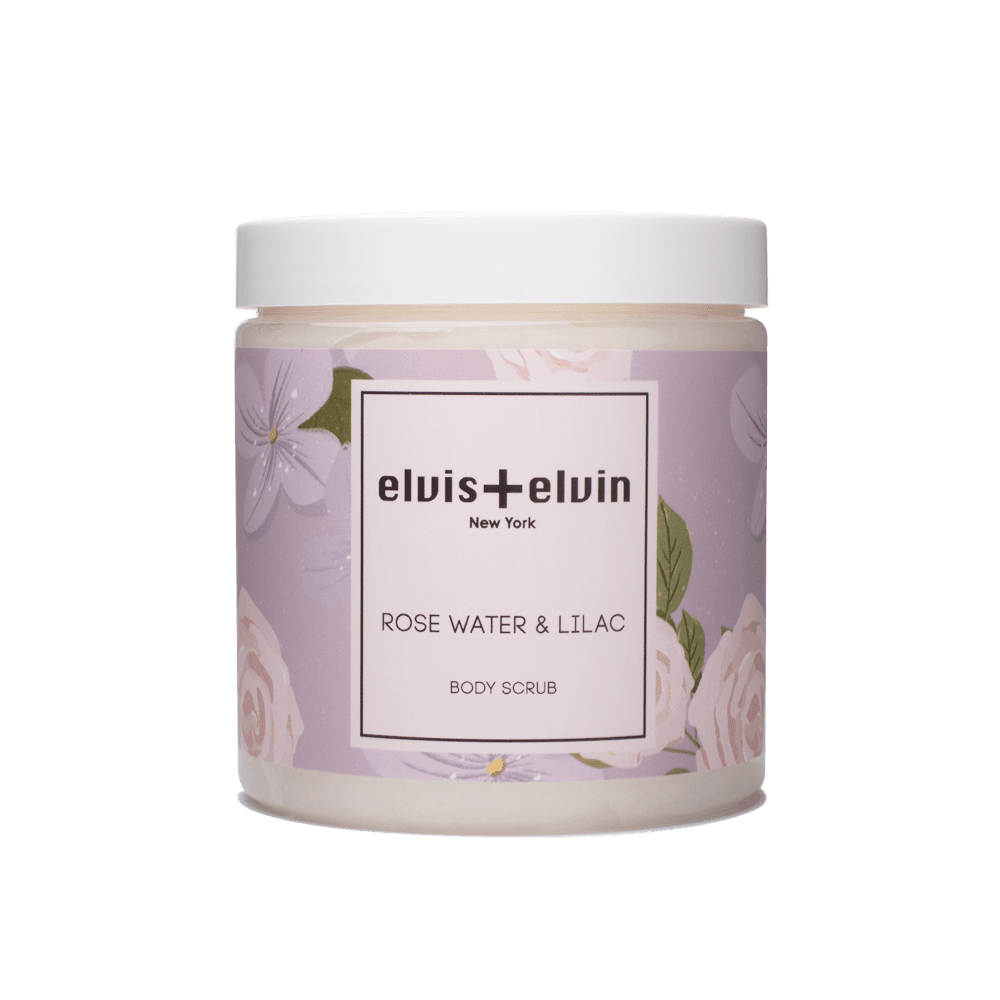 Rose Water & Lilac Body Scrub with Dead Sea Salt 300ml
