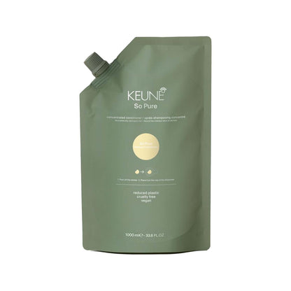 Recharge de shampooing Keune So Pure Restore pour cheveux hydratés 1000 ml