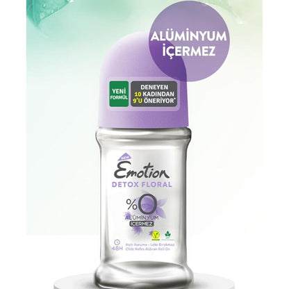 Desodorante Roll-On Floral Emotion Detox para mujer 50ml