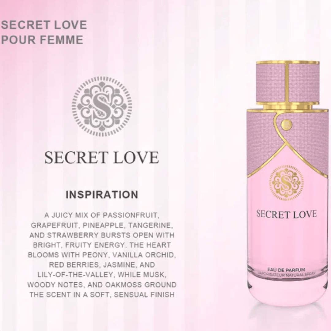 Emper Secret Love Eau De Parfum for Women 100Ml (3.4Oz)