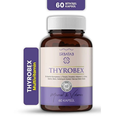 Erbatab Thyrobex Multivitamine & Soutien Minéral 60 Gélules