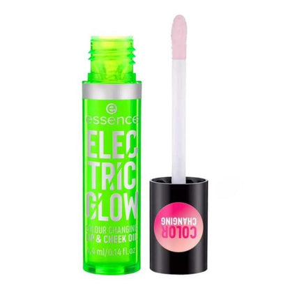 Baume teinté changeant de couleur Essence Electric Glow pour lèvres et joues 6 g