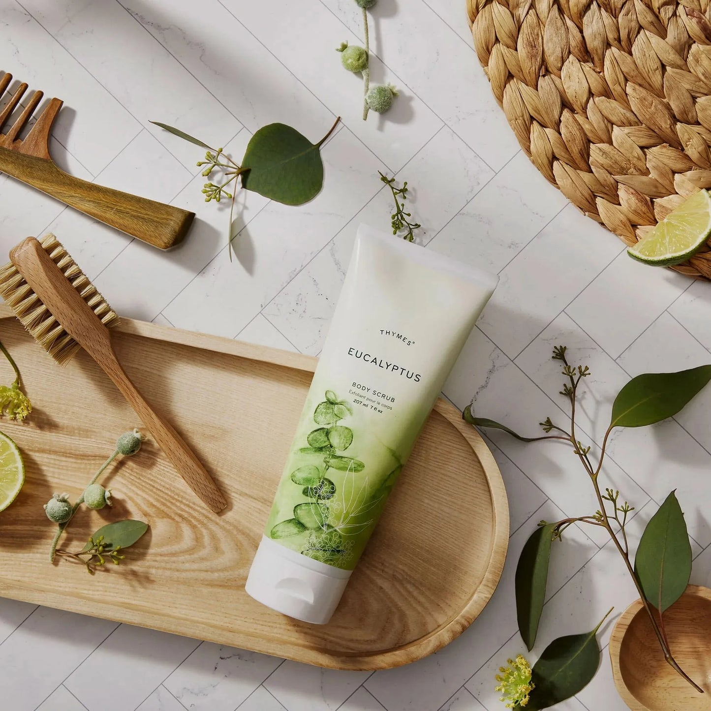 Thymes Eucalyptus Body Scrub 7 Oz Body Scrub Pasteur Pharmacy
