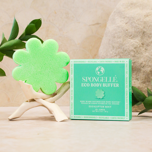 Eucalyptus Menthe | Éponge Exfoliante Écologique
