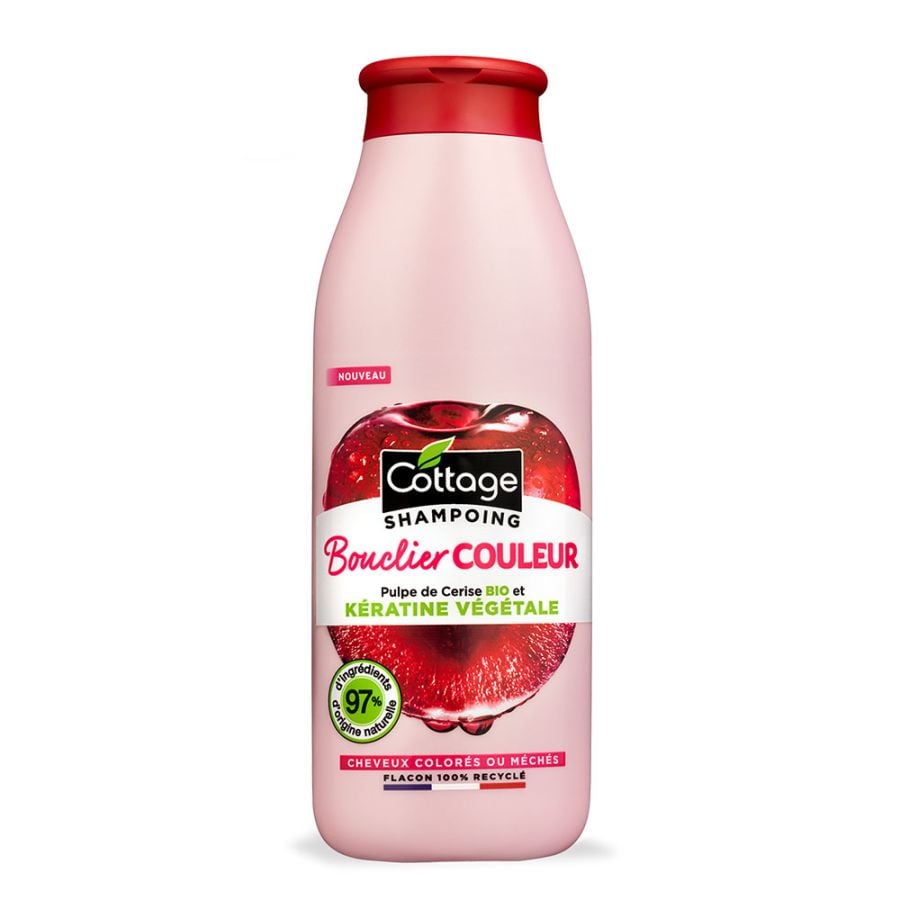 Shampooing à la kératine et cerise Cottage pour des cheveux brillants 250 ml