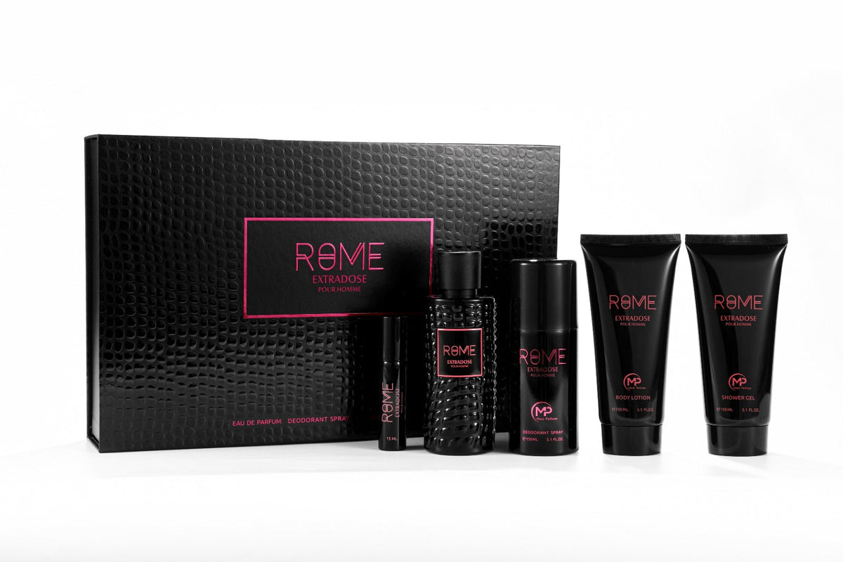 Mast Perfume Rome Extradose Para Hombre Set 5 pzas EDP 150 ml