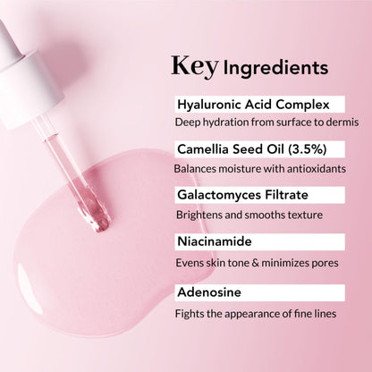 Dual Glow Hyalu balance Serum 1.01 fl oz Hyaluronic Acid Serum Perfect Balance