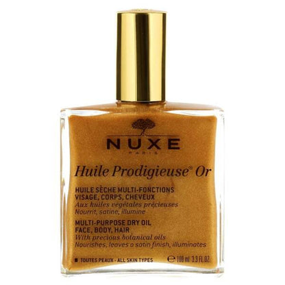 Nuxe Huile Prodigieuse OR - Aceite seco nutritivo para rostro, cuerpo y cabello - 100 ml