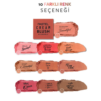 Pastel Profashion Cream Blush N.º 42 - Fórmula ligera | Libre de crueldad animal