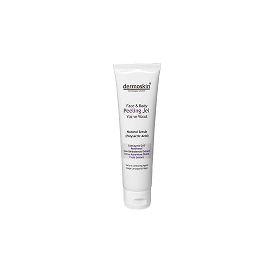 Dermoskin Face and Body Peeling Gel - 100ml Exfoliating Skincare for Smooth Skin