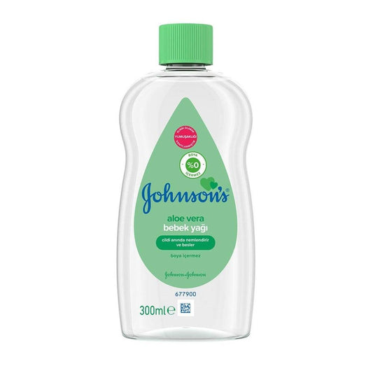 Huile pour bébé à l'Aloe Vera Johnson's 300 ml - Hydratant doux pour nouveau-nés et nourrissons