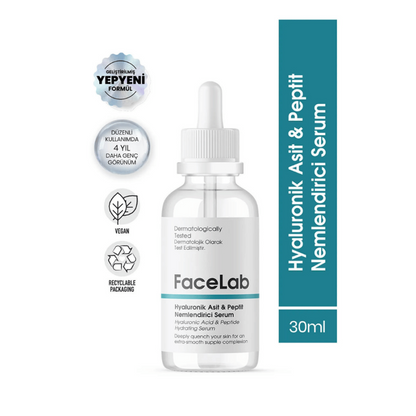 Sérum hydratant à l'acide hyaluronique Facelab pour une peau plus rebondie 30 ml