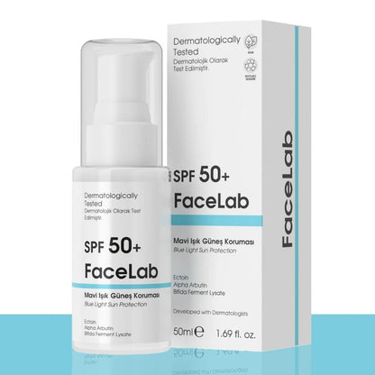 Écran solaire Facelab SPF50+ protection lumière bleue 50 ml