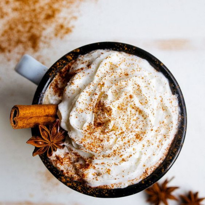 Latte de calabaza y coco