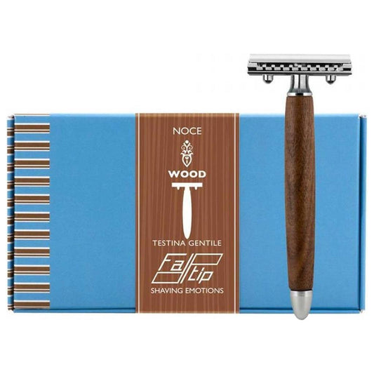 Fatip Double Edge Safety Razor Wood Noce Pc Shaving & Grooming Pasteur Pharmacy