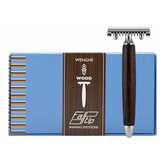 Fatip Double Edge Safety Razor Wood Wenghe Shaving & Grooming Pasteur Pharmacy