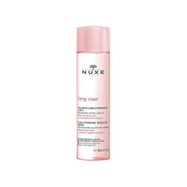 Nuxe Very Rose 3 In 1 Soothing Micellar Water - Gentle Makeup Removal & Skincare