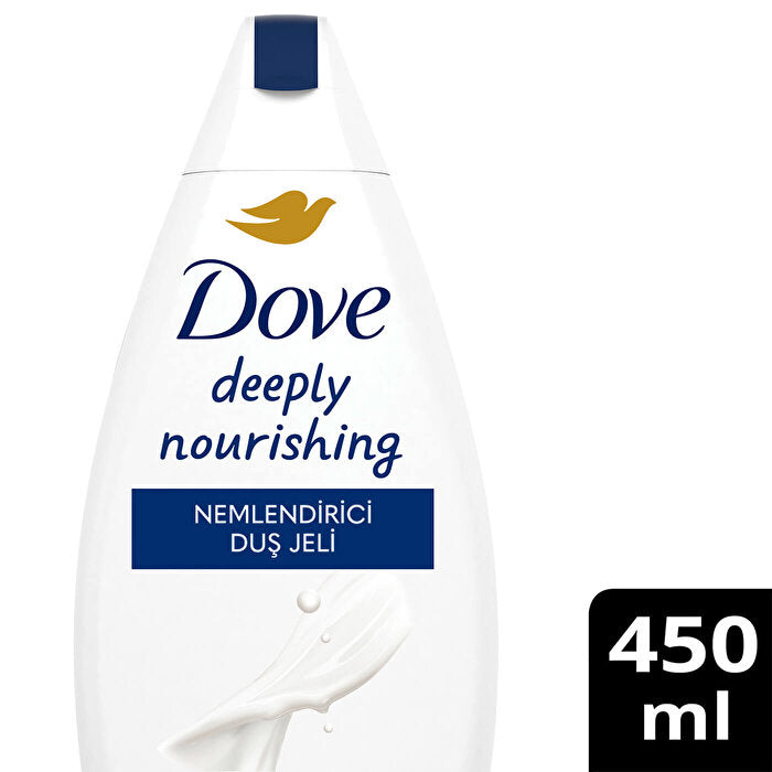 Dove Deeply Nourishing Body Wash 450ml - Hydrating & Gentle | Daily Use