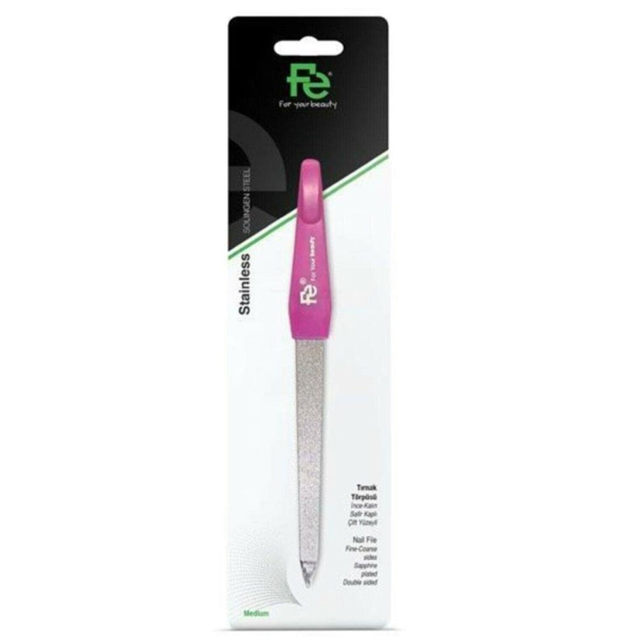 Fe Medium Sapphire Nail File for Shaping and Smoothing 1 pc