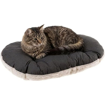 Cama para mascotas Ferplast 55 4 Relax de felpa, marrón y beige