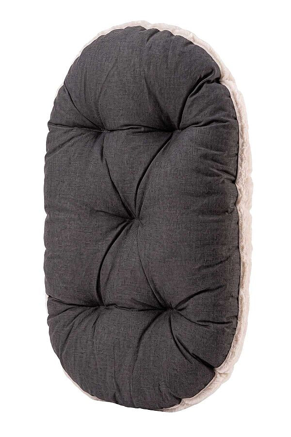 Cama para mascotas Ferplast 55 4 Relax de felpa, marrón y beige