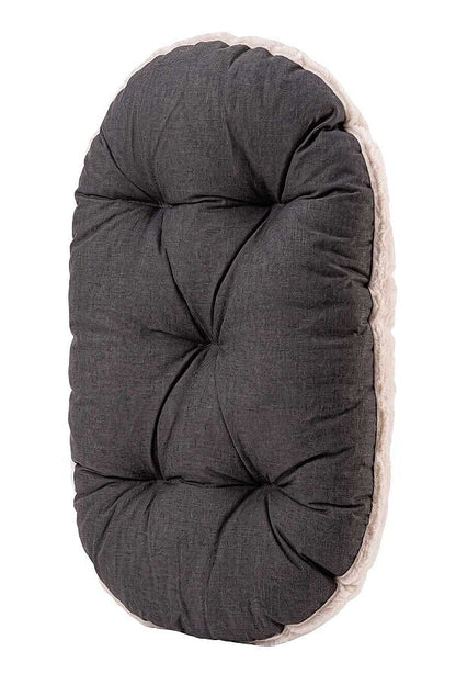Cama para mascotas Ferplast 55 4 Relax de felpa, marrón y beige